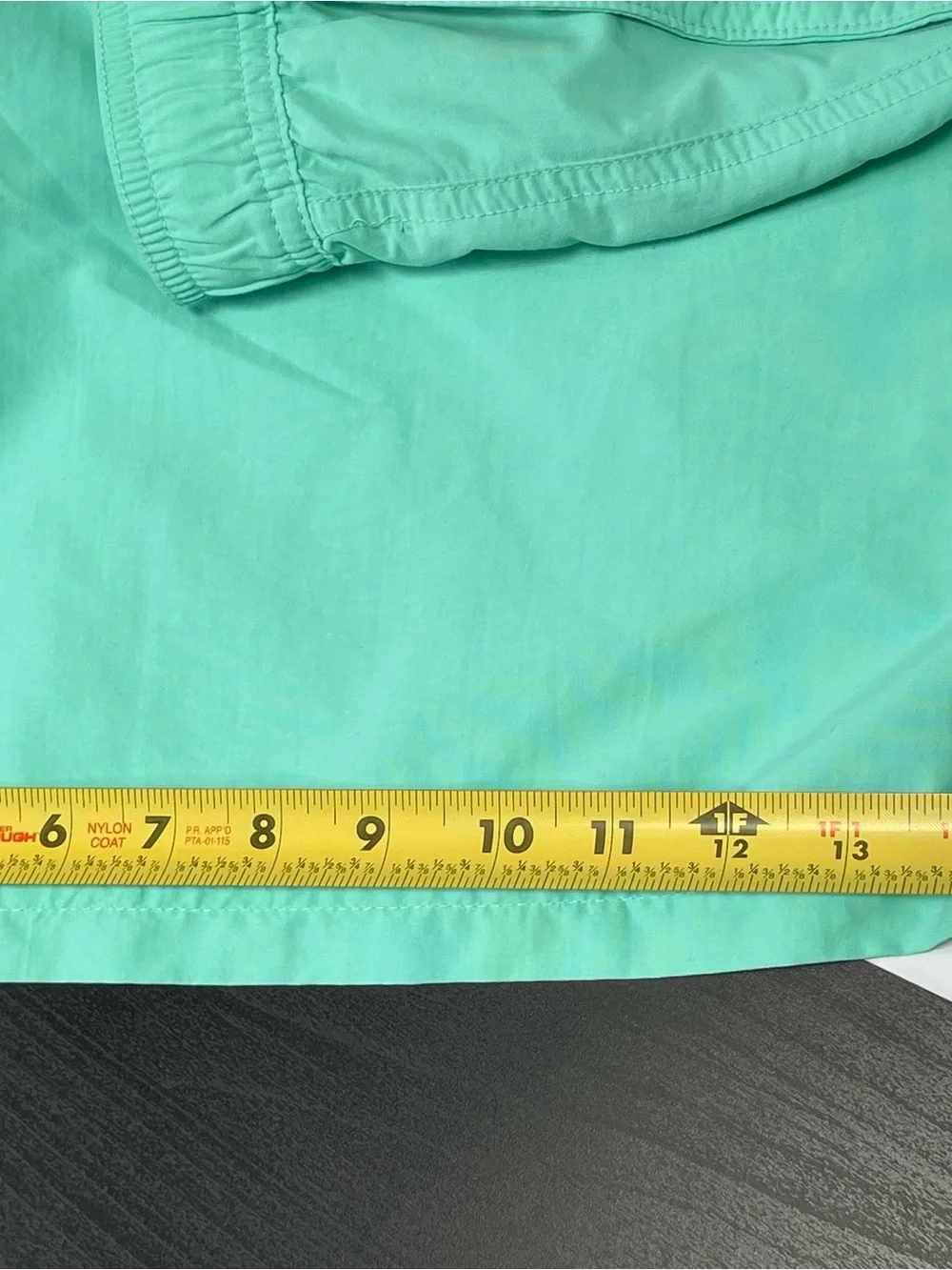 Caribbean swimwear Men's 4 Pockets 6 inch Shorts Swim Trunks, Pastel Green XXL